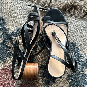 Anthropologie Quinn Strappy Heels Sandals - Size 7M
